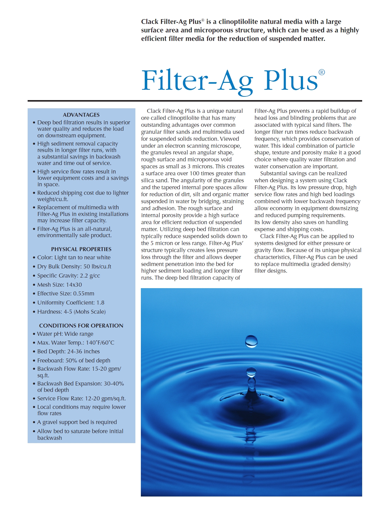 FILTER AG PLUS (28,3l bag) - WATEX